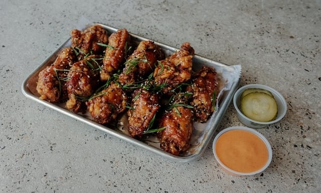 Korean Fried Double Wings.